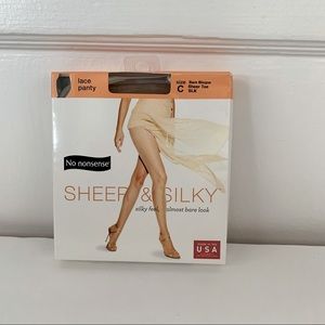 - No nonsense sheer and silky Bare Bisque pantyhose